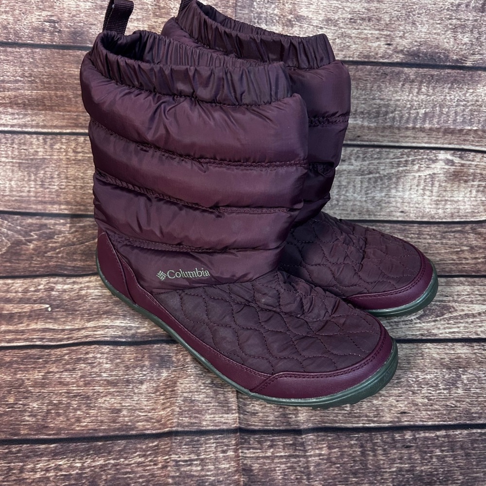 Columbia Minx Slip IV Waterproof Winter Boots Purple BL9797-524 Womens 7